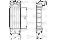 Intercooler, charger 818227 Valeo