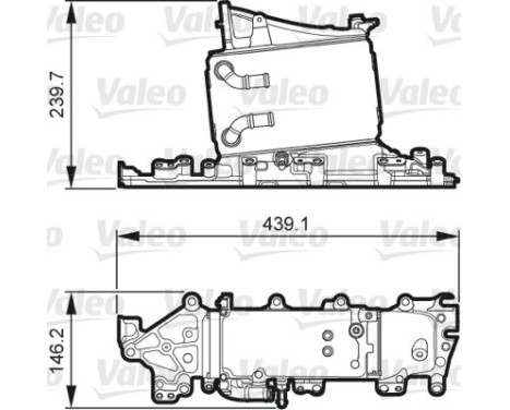 Intercooler, charger 818265 Valeo