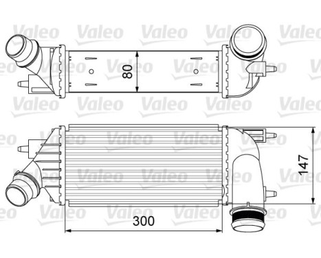 Intercooler, charger 818583 Valeo