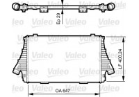 Intercooler, charger 818721 Valeo