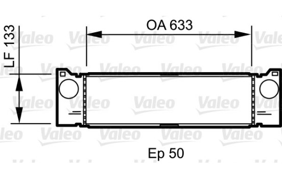 Intercooler, charger 818808 Valeo
