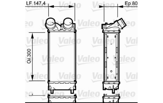 Intercooler, charger 818837 Valeo, Image 2