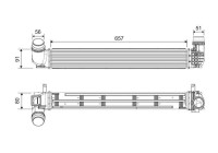 Intercooler, charger 818878 Valeo