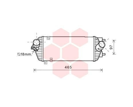 Intercooler, charger 82004293 International Radiators, Image 2