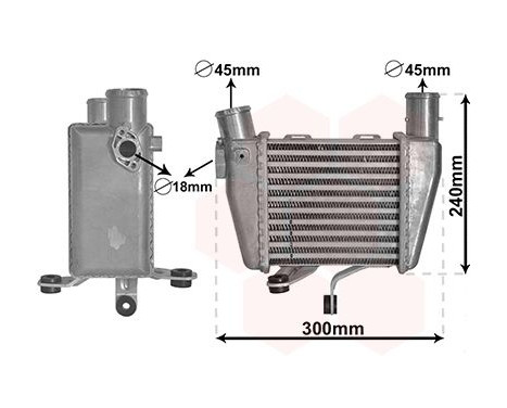 Intercooler, charger 82014704 International Radiators