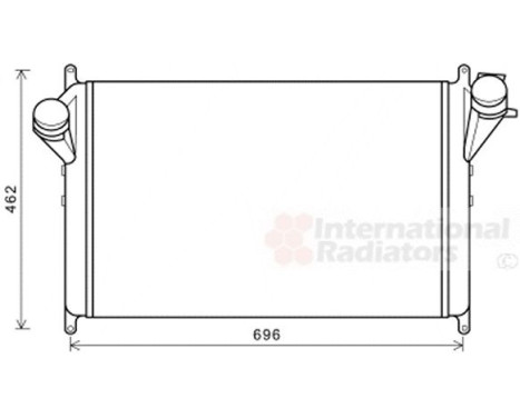 Intercooler, charger 83004221 International Radiators