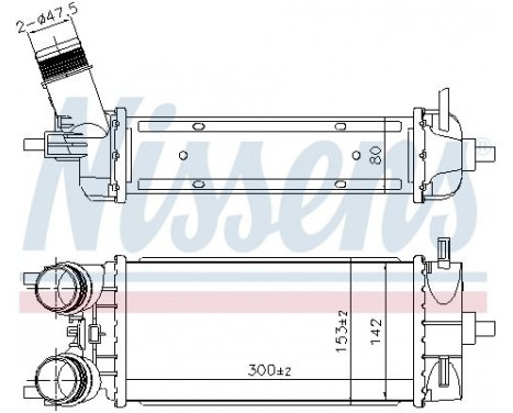 Intercooler, charger 961483 Nissens, Image 7