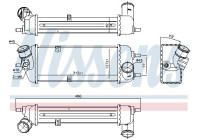 Intercooler, charger 96270 Nissens