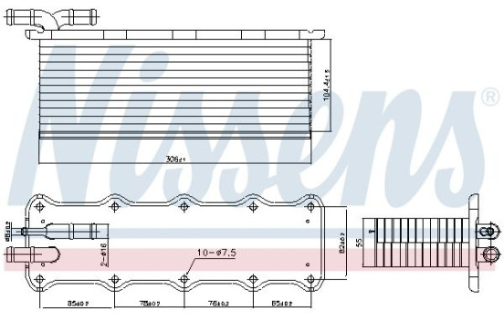 Intercooler, charger 96318 Nissens, Image 6