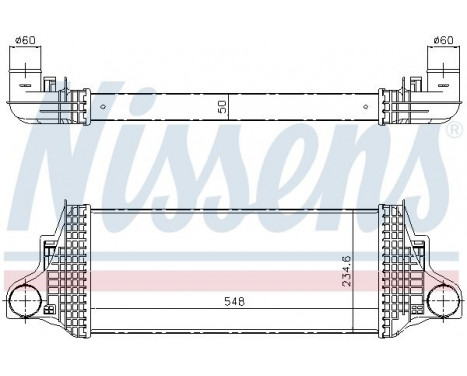 Intercooler, charger 96419 Nissens, Image 2