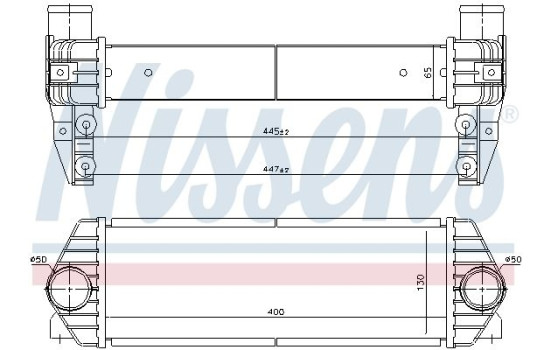 Intercooler, charger 96435 Nissens, Image 2