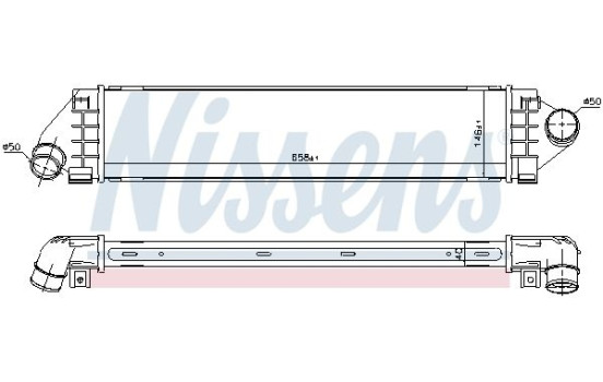 Intercooler, charger 96560 Nissens, Image 2