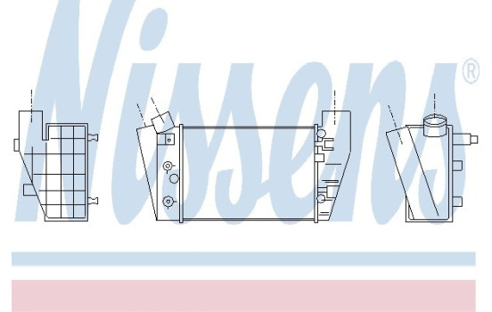 Intercooler, charger 96678 Nissens, Image 2