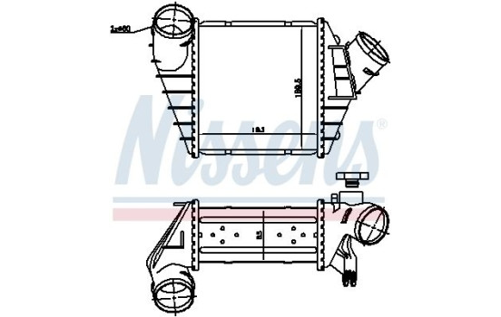 Intercooler, charger 96759 Nissens, Image 3