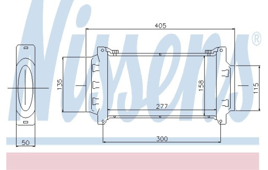 Intercooler, charger 96777 Nissens, Image 2