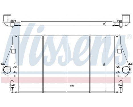 Intercooler, charger 96779 Nissens, Image 3