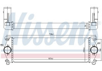 Intercooler, charger 97071 Nissens