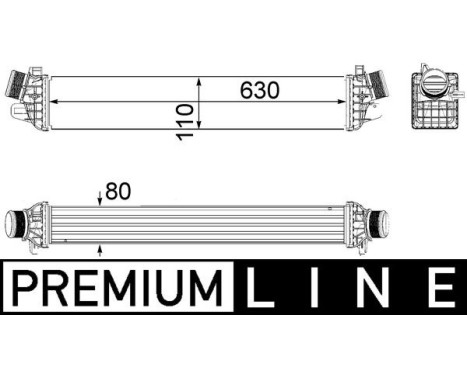 Intercooler, charger BEHR *** PREMIUM LINE ***