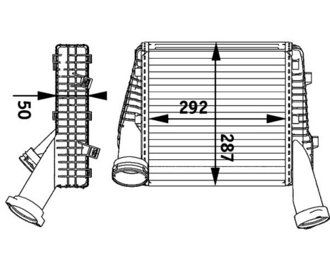 Intercooler, charger BEHR *** PREMIUM LINE ***, Image 2