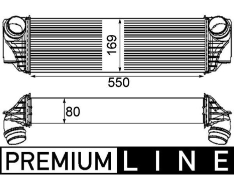 Intercooler, charger BEHR *** PREMIUM LINE ***