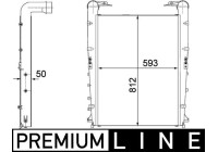 Intercooler, charger BEHR *** PREMIUM LINE ***