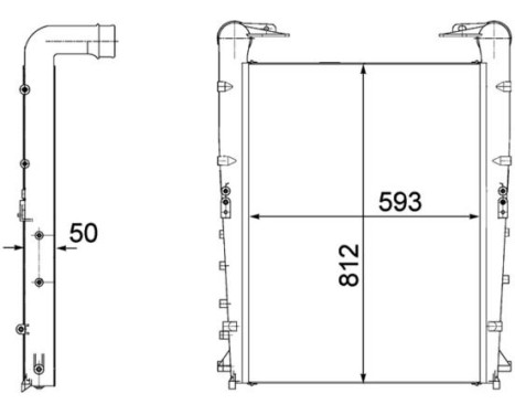 Intercooler, charger BEHR *** PREMIUM LINE ***, Image 2