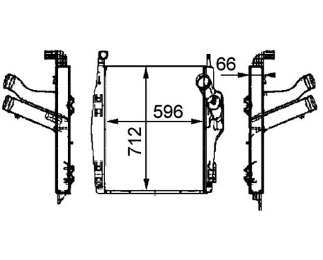 Intercooler, charger BEHR *** PREMIUM LINE ***, Image 2