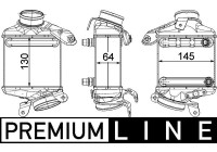 Intercooler, charger BEHR *** PREMIUM LINE ***