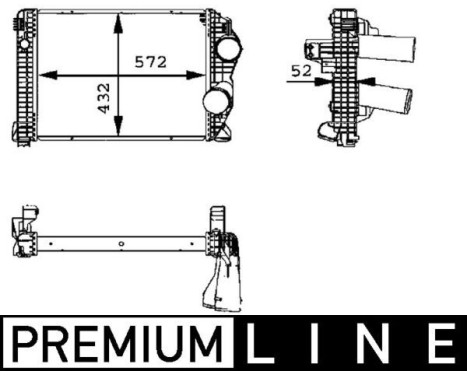 Intercooler, charger BEHR *** PREMIUM LINE ***, Image 2