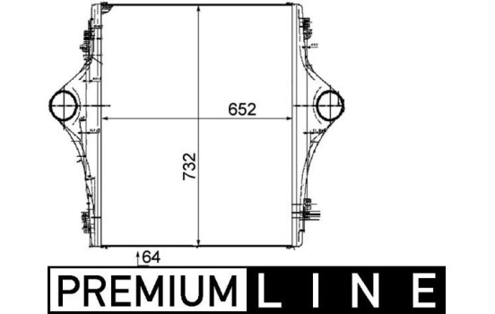 Intercooler, charger BEHR *** PREMIUM LINE ***