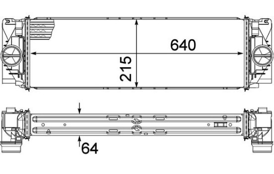 Intercooler, charger BEHR *** PREMIUM LINE ***