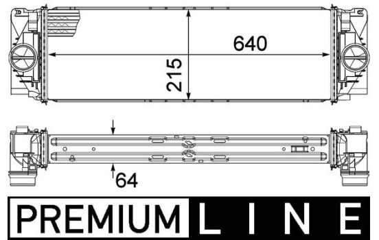 Intercooler, charger BEHR *** PREMIUM LINE ***, Image 2