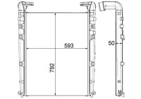 Intercooler, charger BEHR *** PREMIUM LINE ***