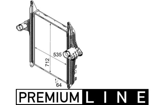 Intercooler, charger BEHR *** PREMIUM LINE ***