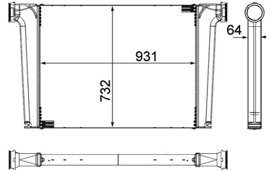 Intercooler, charger BEHR *** PREMIUM LINE ***, Image 2