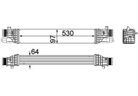 Intercooler, charger BEHR *** PREMIUM LINE ***