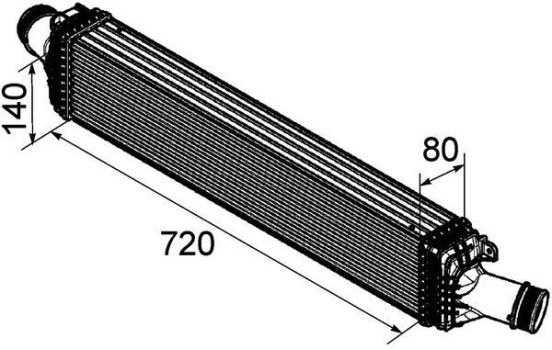 Intercooler, charger BEHR *** PREMIUM LINE ***, Image 2
