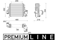 Intercooler, charger BEHR *** PREMIUM LINE ***