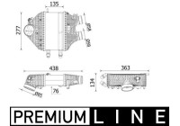 Intercooler, charger BEHR *** PREMIUM LINE ***