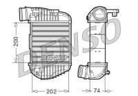 Intercooler, charger DIT02023 Denso