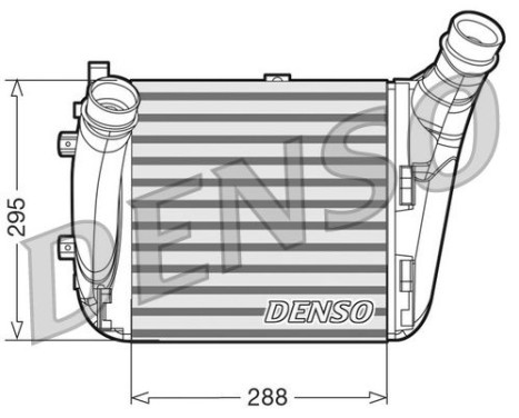 Intercooler, charger DIT02031 Denso