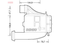 Intercooler, charger DIT12006 Denso