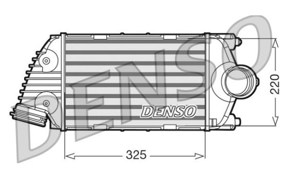 Intercooler, charger DIT28016 Denso