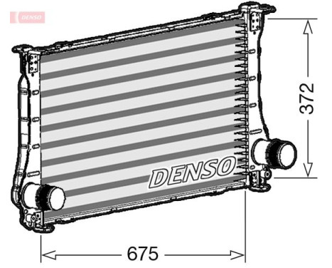 Intercooler, charger DIT50011 Denso