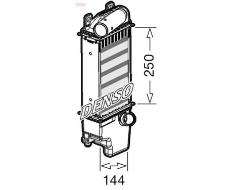 Intercooler, charger DIT50013 Denso
