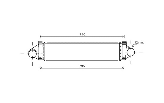 Intercooler, charger *** IR PLUS *** 18004481 International Radiators Plus, Image 2
