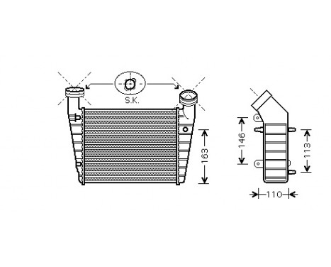 Intercooler, charger *** IR PLUS *** 58004238 International Radiators Plus, Image 2