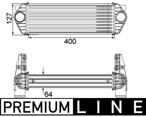 Intercooler, charger PREMIUM LINE