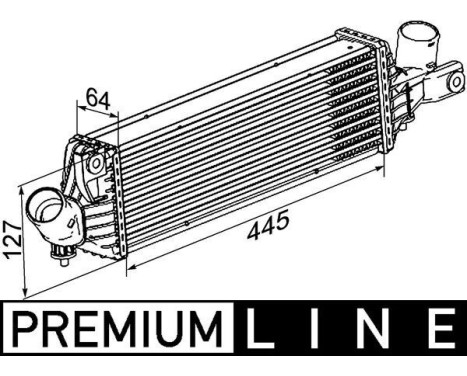 Intercooler, charger PREMIUM LINE