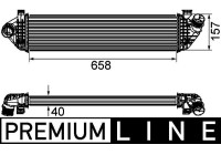 Intercooler, charger PREMIUM LINE